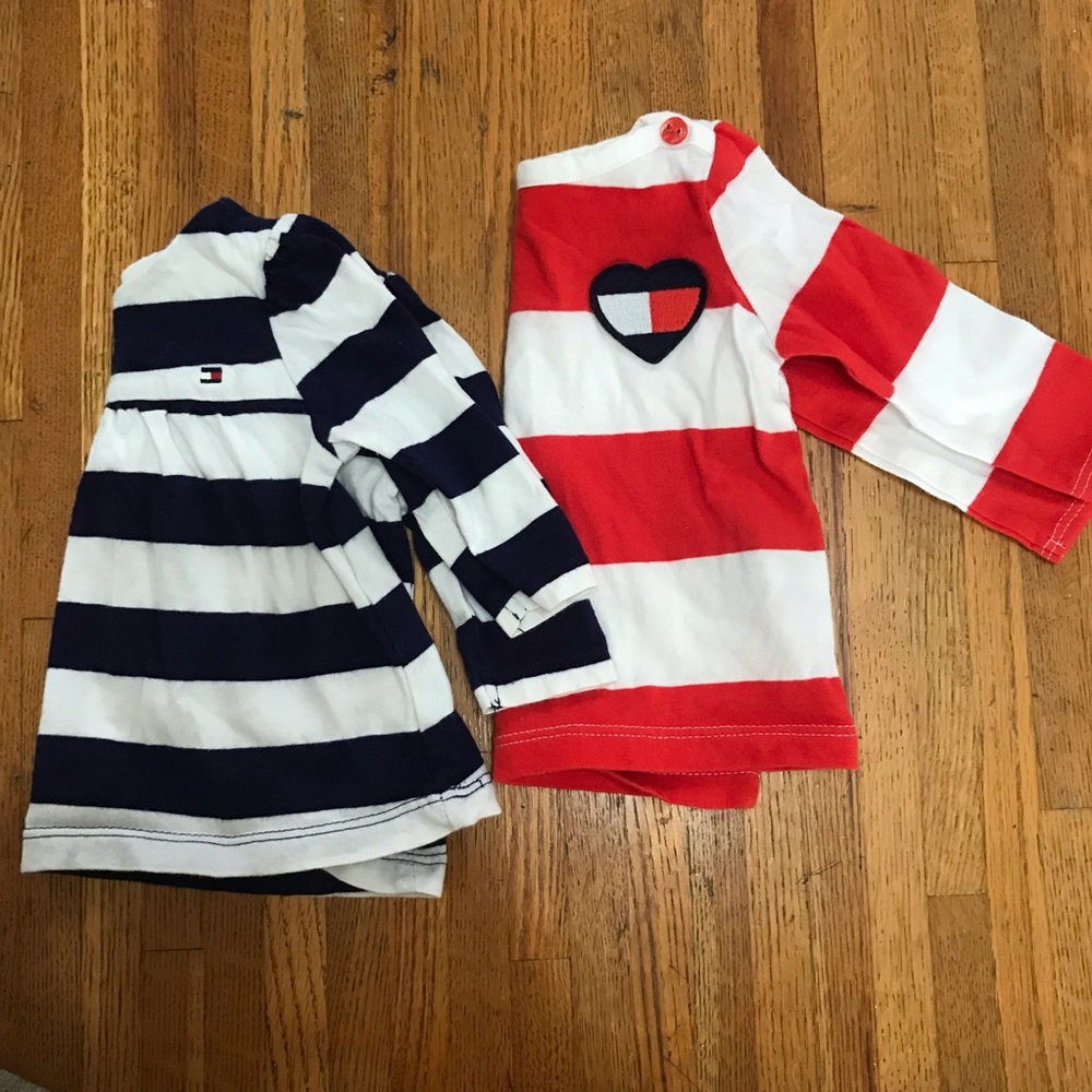 Two long sleeve shirts, 3-6